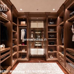 Classic Bedroom Wardrobe with Decorative Finish No-7048