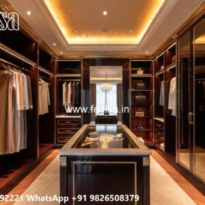 Timeless Closet Design with Decorative Features No-7060