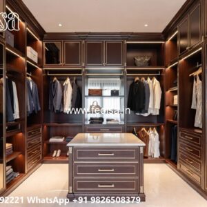 Royal Wooden Closet with Artistic Craftsmanship No-7063