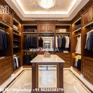 Traditional Wardrobe Design with Rich Craftsmanship No-7089