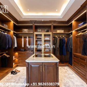 Elegant Bedroom Wardrobe with Vintage Appeal No-7115