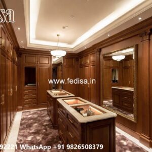 Vintage Luxury Wardrobe with Artistic Touch No-7120