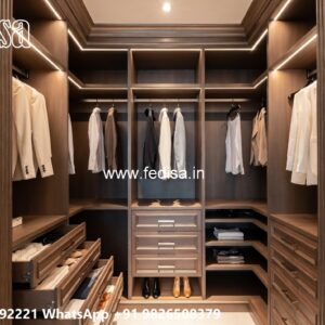 Classic Bedroom Closet with Premium Storage No-7122