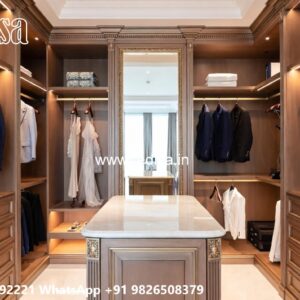 Elegant Antique Wardrobe with Modern Comfort No-7128