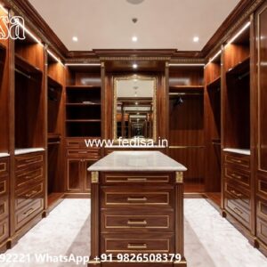 Vintage Bedroom Closet with Luxury Finish No-7155