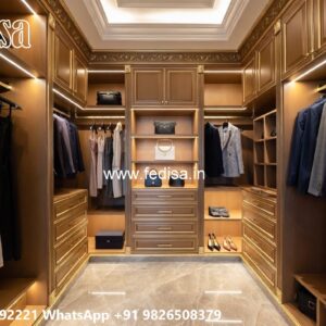 Classic Wardrobe Design with Rich Wooden Appeal No-7176