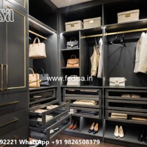 Premium Wardrobe Design with Decorative Details No-7179