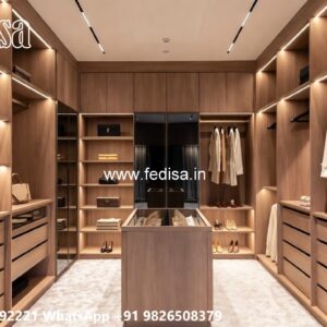 Classic Wardrobe Design with Wooden Sophistication No-7182