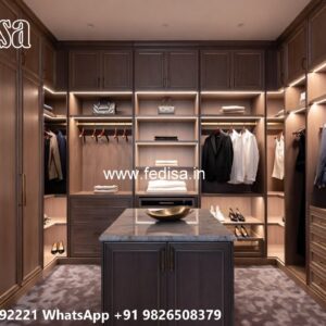 Traditional Closet Design with Artistic Beauty No-7183