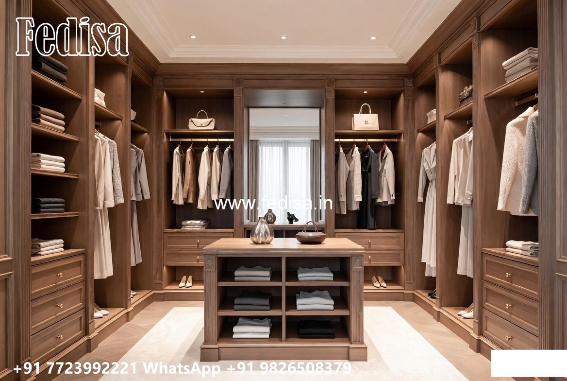 Modern Wardrobe Design with Sleek Finishes No-7252