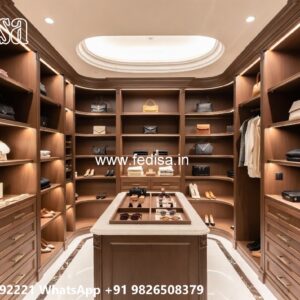 Elegant Wardrobe Design with Mirror Panels No-7266