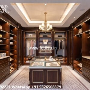 Modern Wardrobe Design with Elegant Lighting No-7275