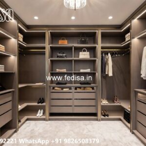 Luxury Wardrobe Design with Contemporary Style No-7276