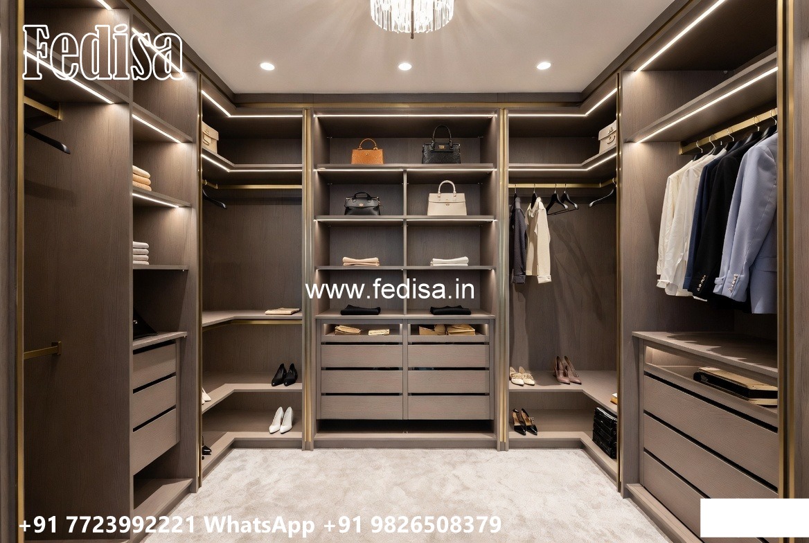 Luxury Wardrobe Design with Contemporary Style No-7276