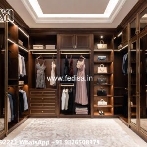 Modern Wardrobe Design with Rich Finishes No-7283