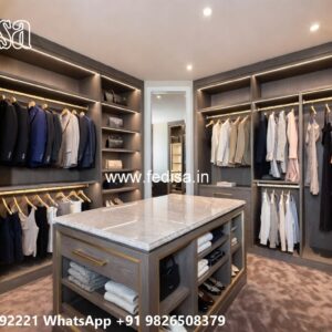 Luxury Wardrobe Design with Stylish Lighting No-7296