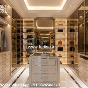 Designer Wardrobe Design with Mirror Finish No-7300