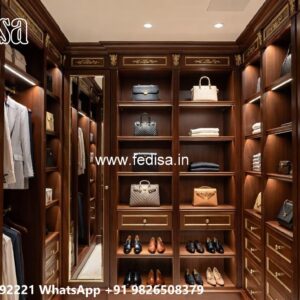 Sliding Wardrobe Design with Elegant Finish No-7311