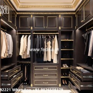 Minimal Wardrobe Design with Elegant Storage No-7323
