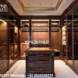 Elegant Wooden Wardrobe Design Trends No-7328