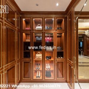 Premium Wardrobe Design with Glass Finish No-7329
