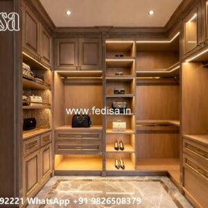 Wooden Wardrobe Design for Modern Bedrooms No-7337