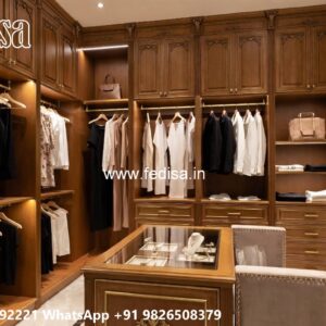 Luxury Wardrobe Design with Elegant Layout No-7340