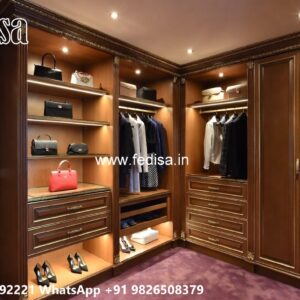 Modern Wardrobe Design with Custom Features No-7341