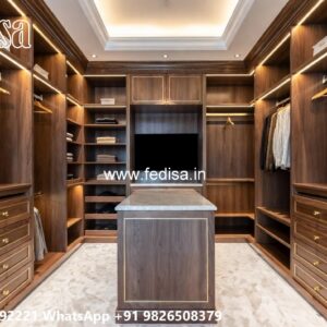 Elegant Wardrobe Design with Sleek Finish No-7343