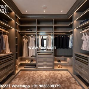 Modern Wardrobe Design with Elegant Decor No-7350