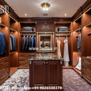 Space Saving Wardrobe Design with Luxury Appeal No-7351
