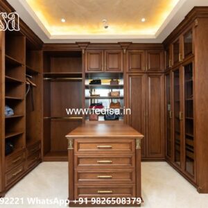 Elegant Wardrobe Design with Hidden Compartments No-7353