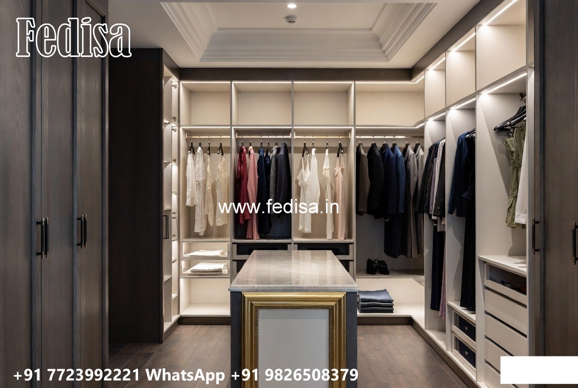 Contemporary Wardrobe Design with Stylish Details No-7359