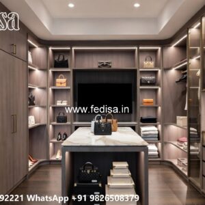 Minimal Wardrobe Design with Premium Finish No-7371
