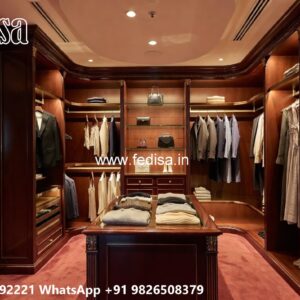 Modern Wardrobe Design with Sliding Glass Doors No-7375