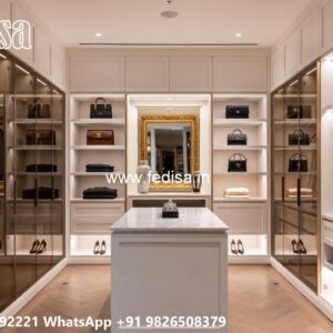 Stylish Wardrobe Design with Minimal Aesthetic No-7402