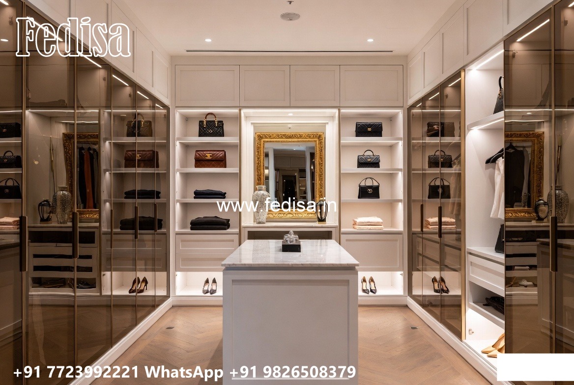 Stylish Wardrobe Design with Minimal Aesthetic No-7402