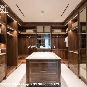 Wardrobe Design Ideas with Wooden Elegance No-7416