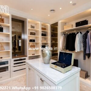 Stylish Wardrobe Design for Modern Villas No-7417