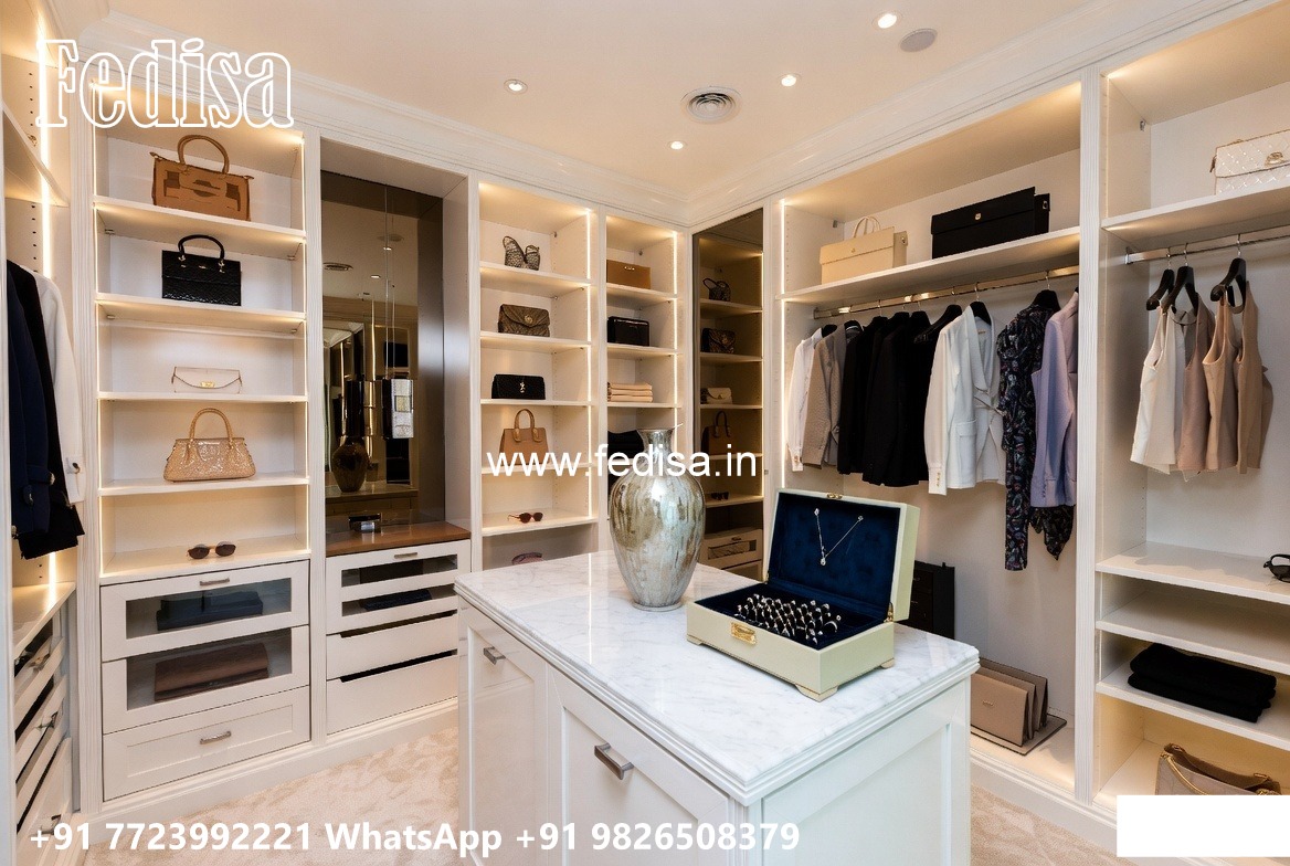 Stylish Wardrobe Design for Modern Villas No-7417
