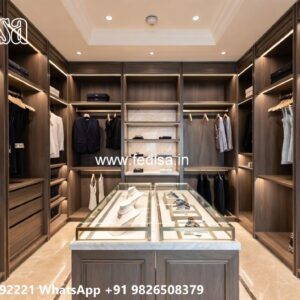 Modern Wardrobe Design with Luxury Finish No-7418