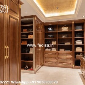 Luxury Wardrobe Design with Contemporary Layout No-7430