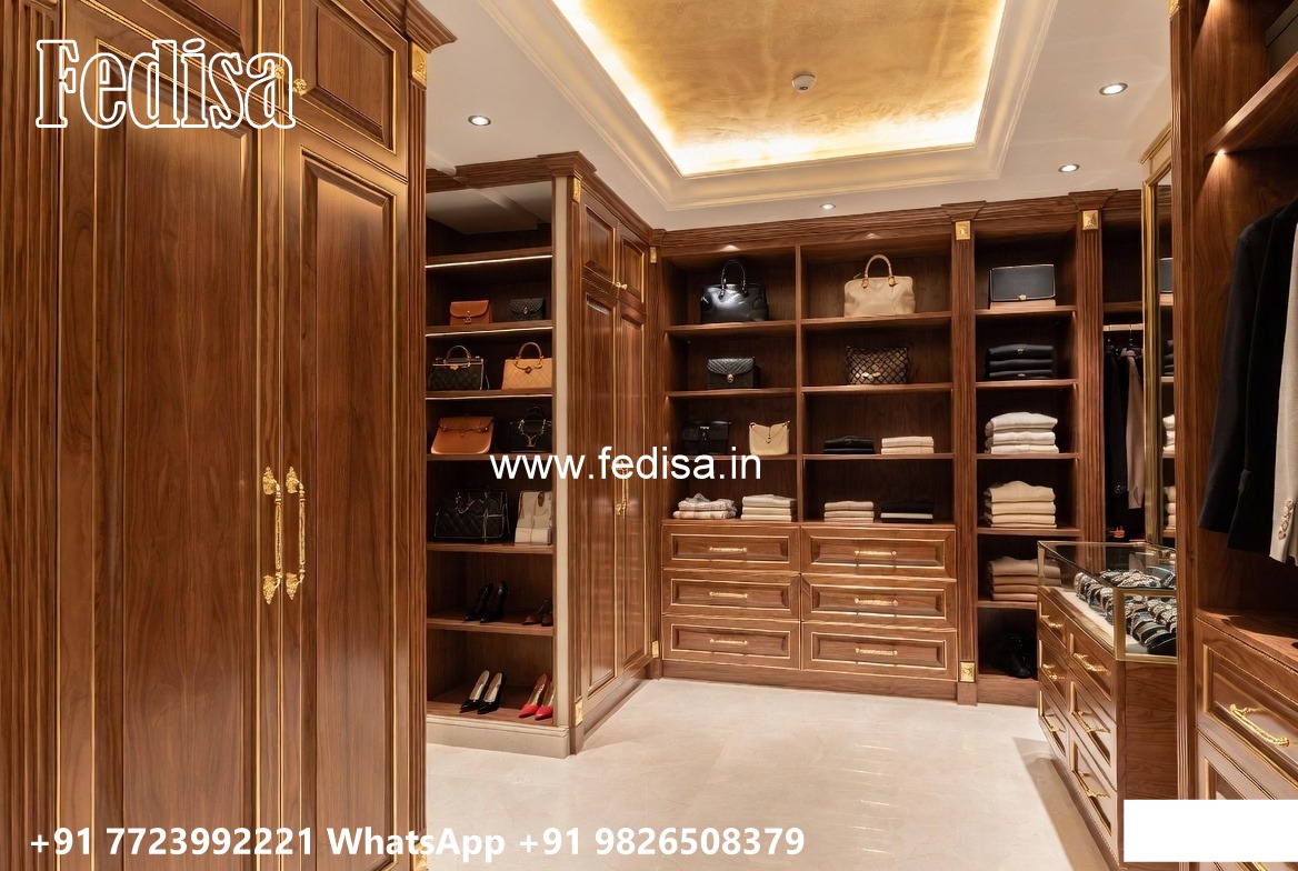 Luxury Wardrobe Design with Contemporary Layout No-7430