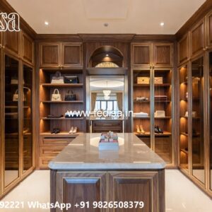Elegant Wardrobe Design with Modern Features No-7438