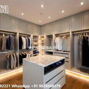 Stylish Wardrobe Design with Luxury Storage Features No-7491