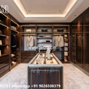 Traditional Wooden Wardrobe Design for Homes No-7795