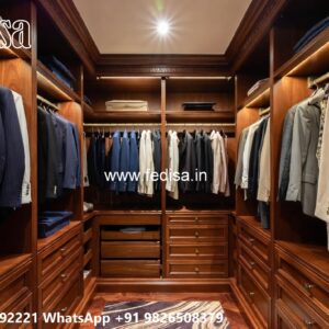 Traditional Wardrobe Design with Luxury Finish No-7804