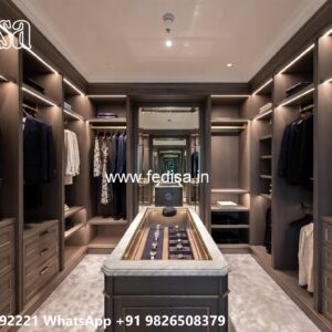 Classic Wardrobe Design with Sliding Doors No-7853