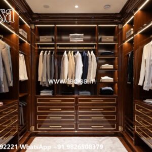 Elegant Closet Design with Classic Details No-7869