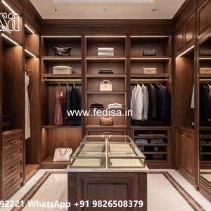 Classic Bedroom Wardrobe with Rich Texture No-7886